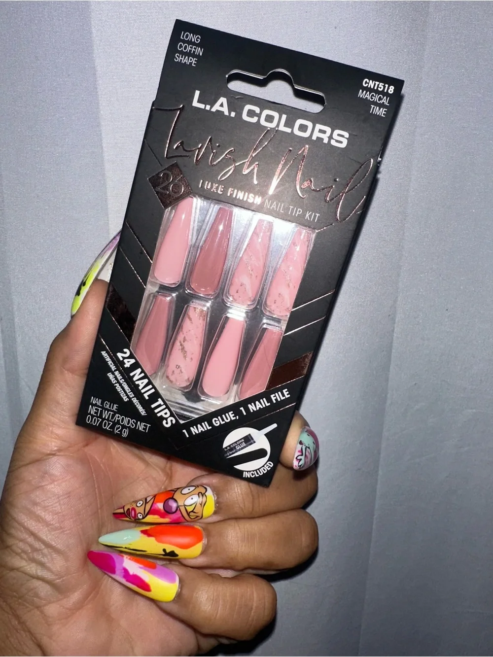 Nail Tips Pack - Not Party Supply